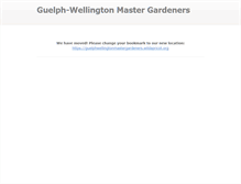 Tablet Screenshot of gwmastergardeners.mgoi.ca